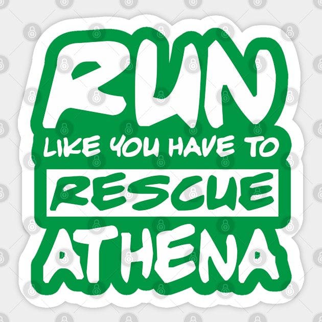 Saint Seiya - Run like you have to rescue Athena (Doragon no Shiryu) Sticker by LiveForever